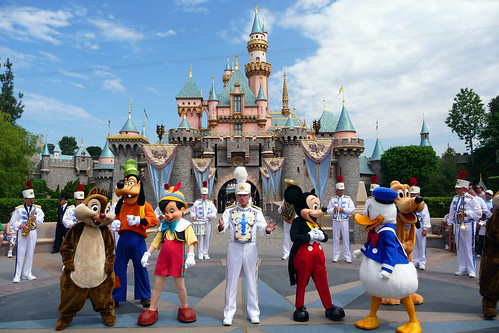 The Disneyland Band and Characters entertain