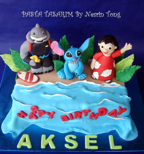  LILO AND STITCH CAKE- AKSEL'S BIRTHDAY