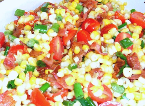 Recipes for tomato and corn salad