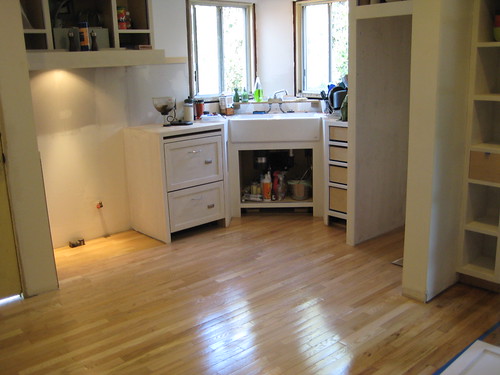wood floor with several coats of finish