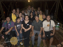 Art Valdez (2nd to the right beside me at front) with bloggers