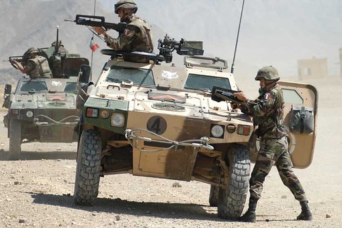 Afghanistan in patrol with their VBL armoured cars SOURCE French army