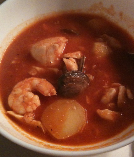 Bliss cooks: seafood soup