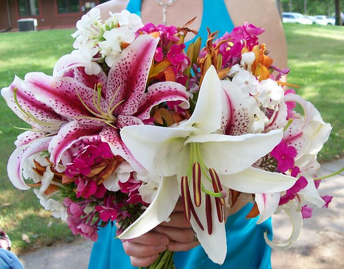 daylily wedding bouquet. wedding bouquet 1