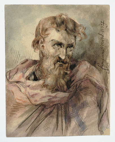 017- Anciano con barba larga-Cyprian Kamil Norwid- 1821-1883