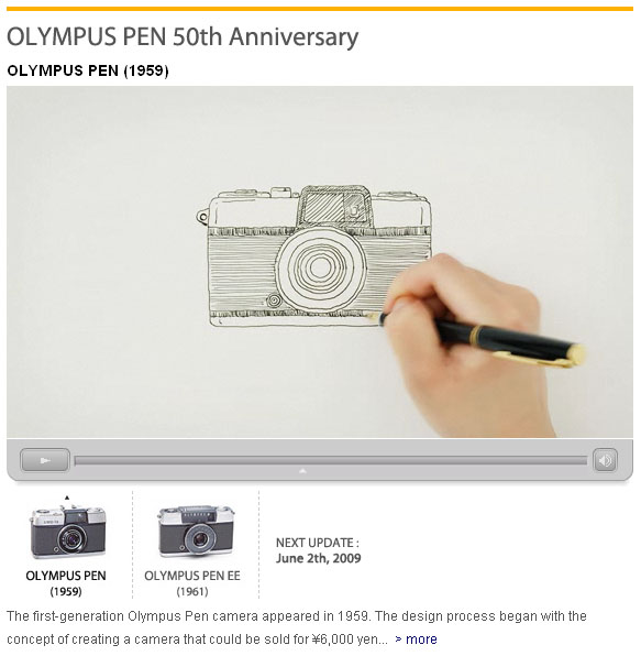 Olympus PEN 50th Anniversary Videos