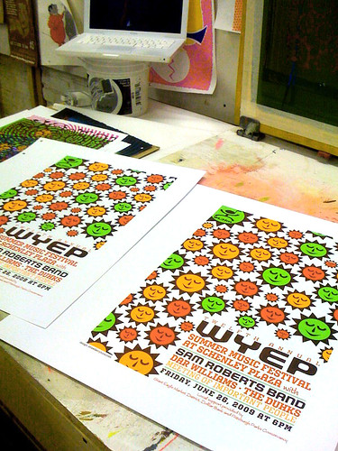 4th & final color printed, all done!