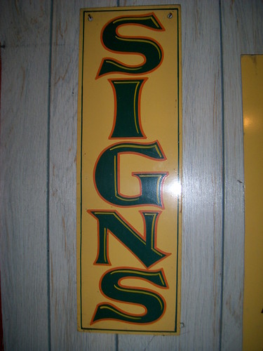 Hand Painted Signs (Set)
