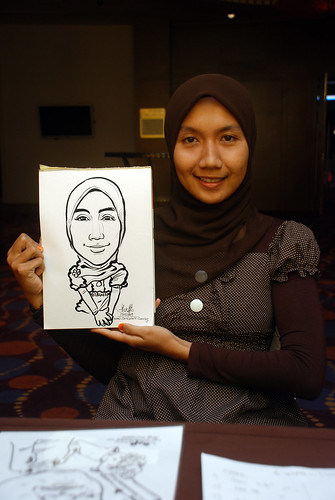 Caricature live sketching for Standard Chartered Bank - 16