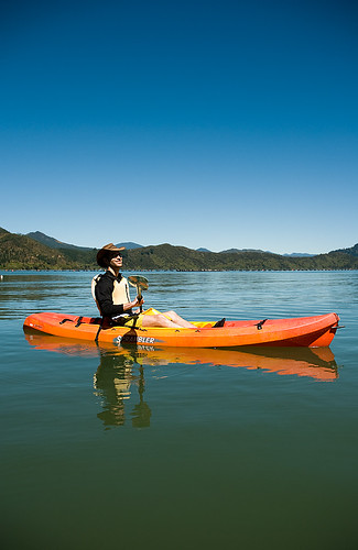 Kayak on the Sound