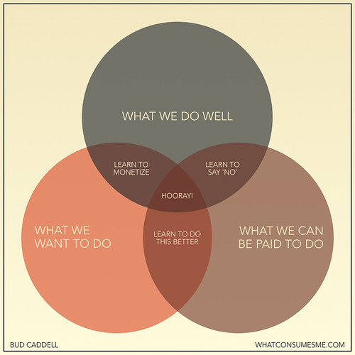 This venn diagram should be all you need to plan what you want to do with your life