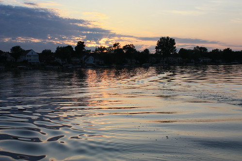 The lake at Sunset
