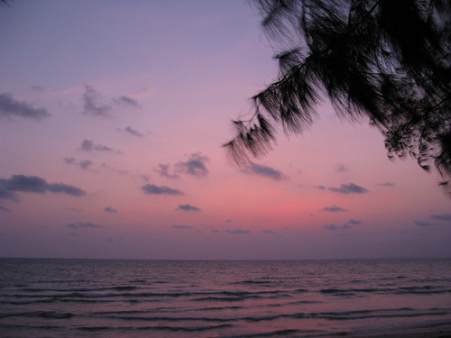 Mellow sunset - Otres Beach, Cambodia