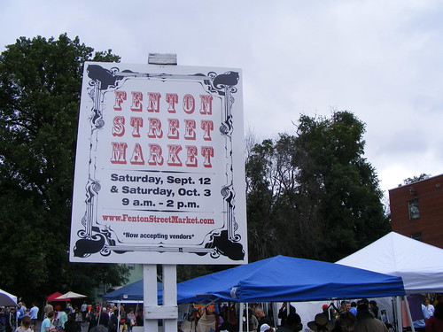 Fenton Street Market Sign