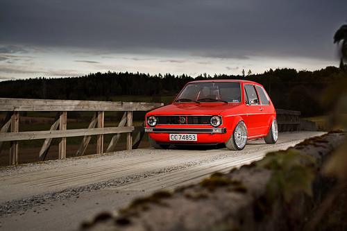  Mk1 Golf for the calendar I wrote about a couple days ago