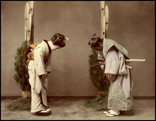 GEISHA SNEAKS OUT TO MEET UP WITH HER SAMURAI BOYFRIEND in OLD JAPAN