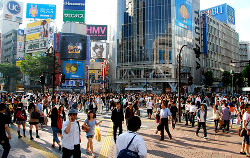shibuya crossing, tokyo
