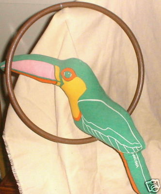 Marushka - parrot - stuffed decoration