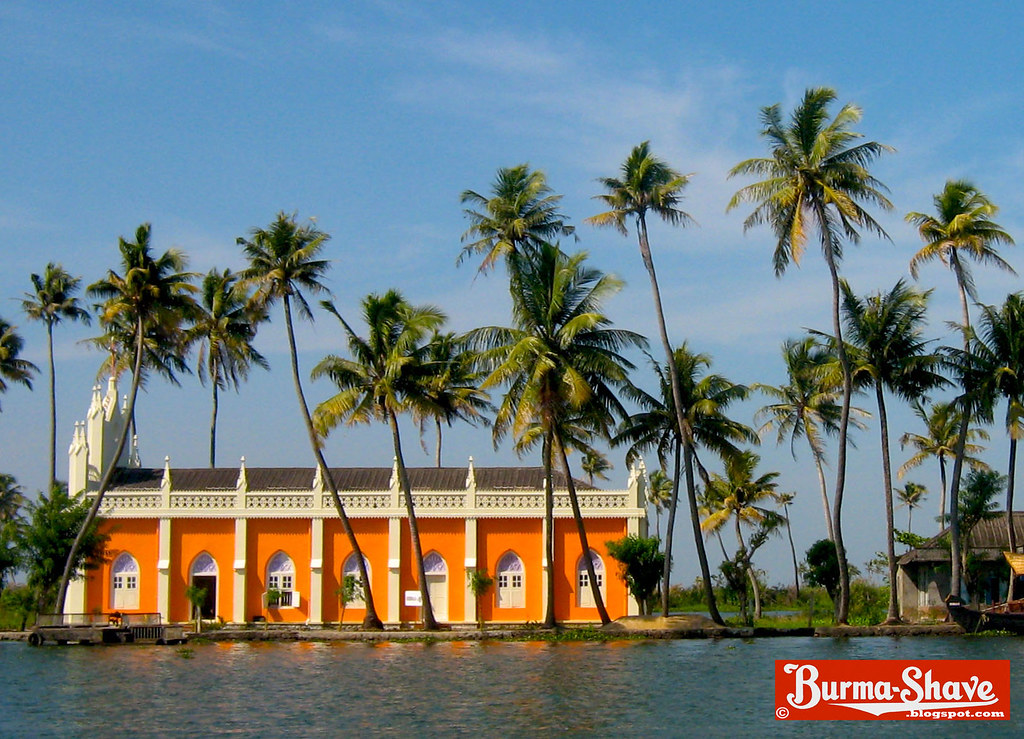 Church on the backwaters