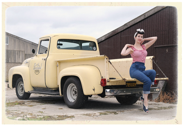 One last one of me in a super old American pickup