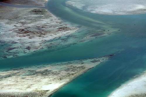 forked channel of Wingwi (aerial)