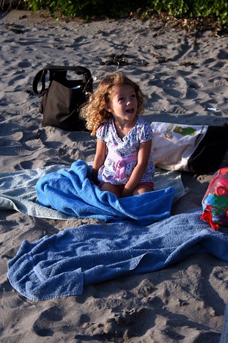 Alina on the secret beach