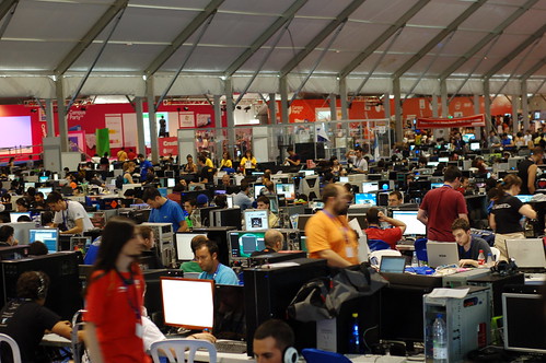 (cc) 2009 D. Cuartielles, general view of Campus Party