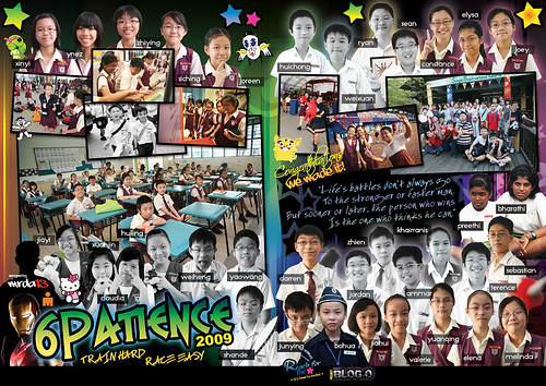 P6 Patience YearBook Page
