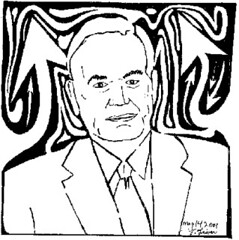 Bill O'Rielly Maze Portrait