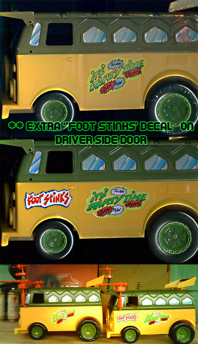 The tOkKa junkyard Car Show :: Classic Party Wagon vs. TMNT 25 Reissue //  Driver's side door