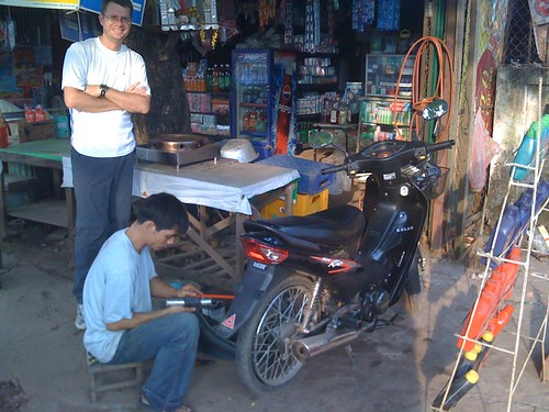 Laos Tire Shop
