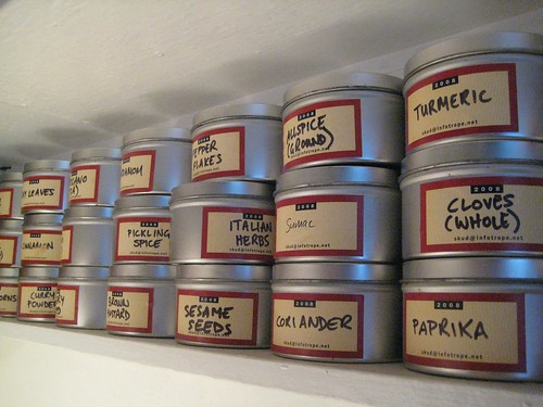 Spice tins