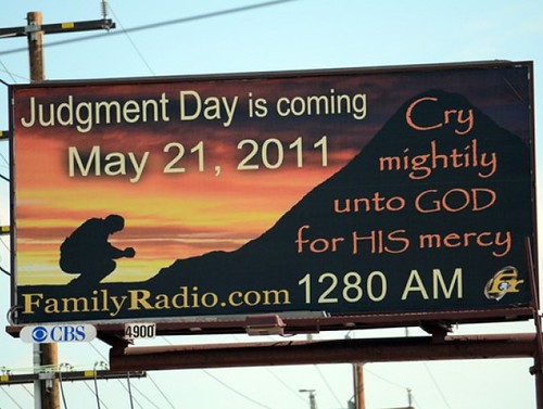 Judgment Day is coming May 21, 2011