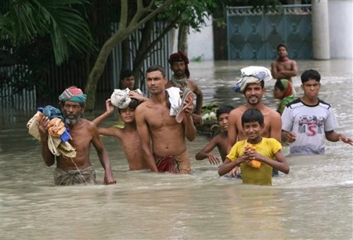 map of bangladesh floods. Floods in Bangladesh delta