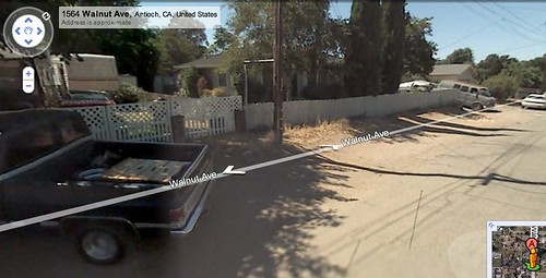 google maps street view van. Google maps view of van departing 1554 Walnut Avenue, Antioch, CA,