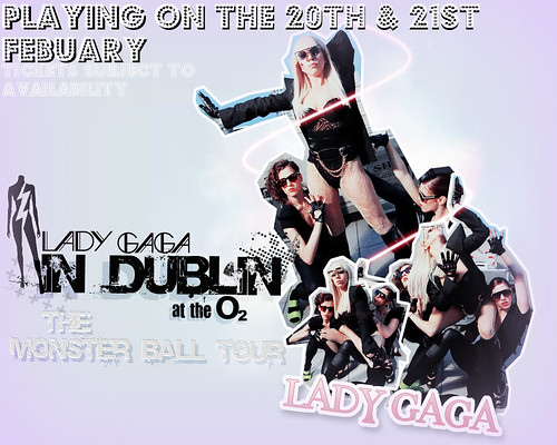 lady gaga concert poster