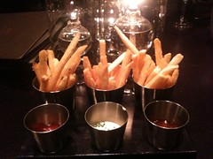 Duck fat French Fries. 3 styles, 3 sauces
