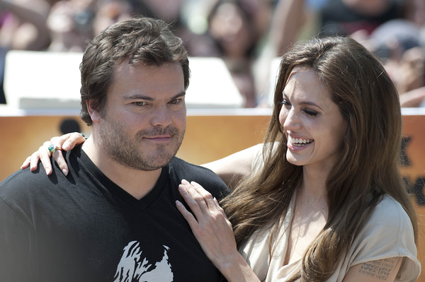 American Actors Angelina Jolie and Jack Black by Cinemoi Cannes