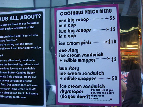 Coolhaus menu