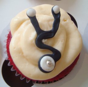 Stethoscope Cupcakes