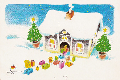 Finland Christmas postcard