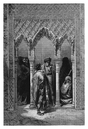 049-Puerta de la Sala de Justicia Alhambra de Grananda-Spain (1881)- Doré Gustave