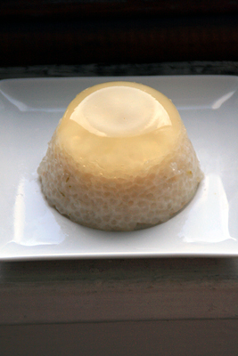 Coconut Lime Sago Pudding