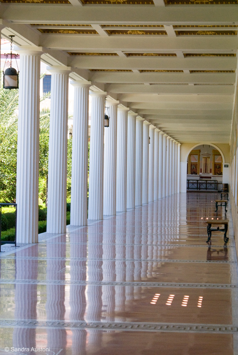 The Getty Villa - Colonnade