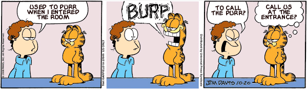 Garfield: Lost in Translation, October 20, 2008