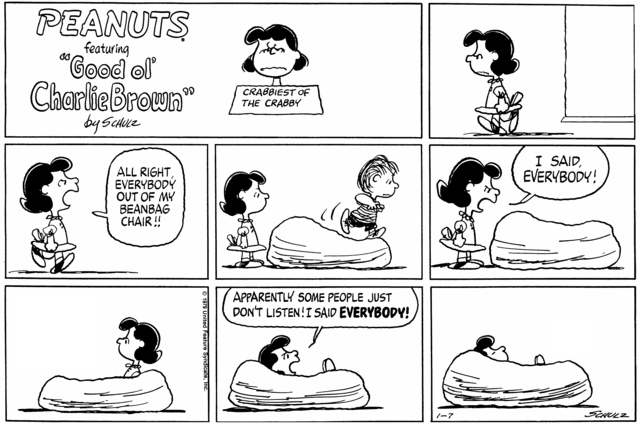 Peanuts Minus Snoopy with Lucy and Linus