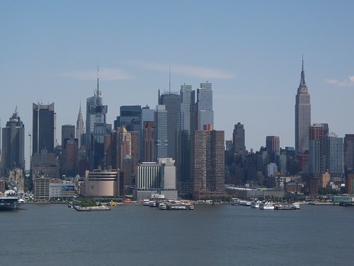New York City skyline, view from Weehawken NJ