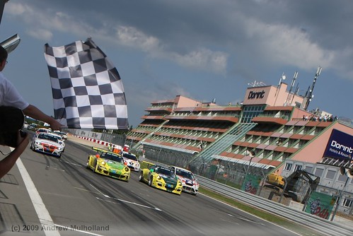 The finish of the 2009 Nurburgring 24hr