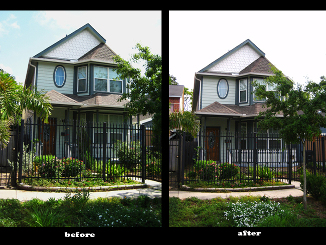 house before & after