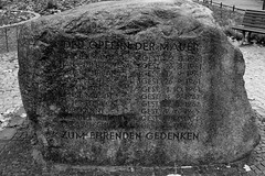 Memorial stone for Victims of the Berlin Wall